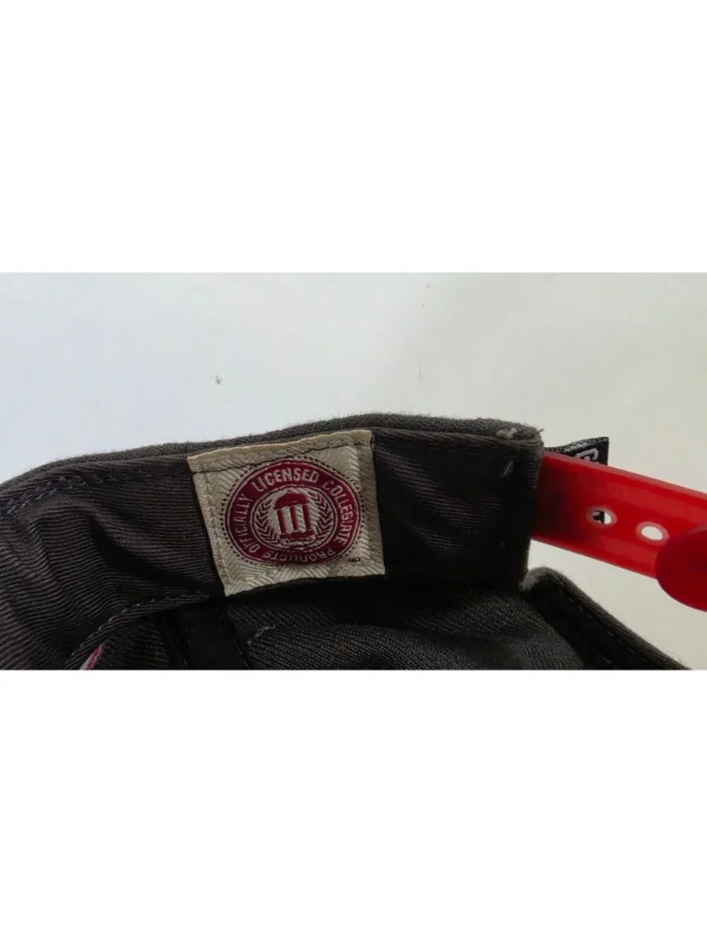 GEORGIA BULLDOGS 47 BRAND SNAPBACK HAT GRAY RED SCRIPT NCAA UGA DAWGS ADJUSTABLE